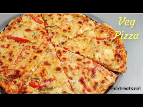 Homemade veg pizza / Vegetable pizza recipe / Italian Pizza Homemade veg pizza / Vegetable pizza recipe / Italian Pizza