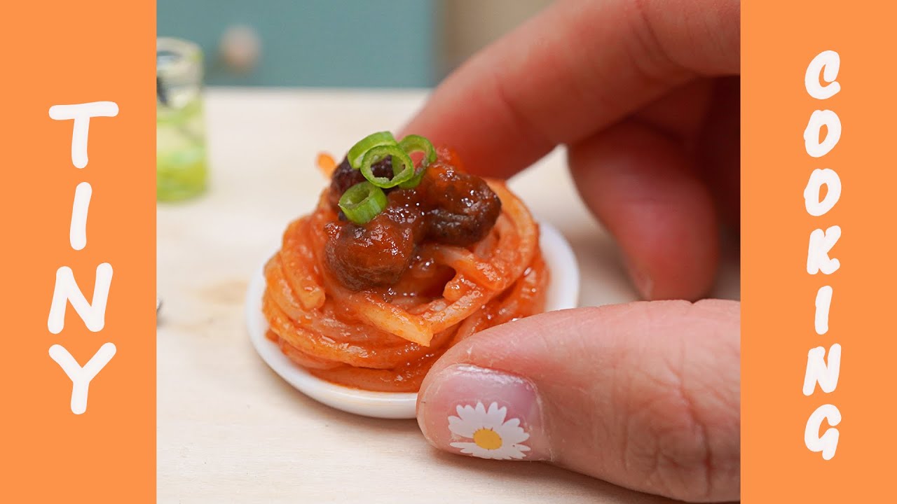 So Tasty Mini Spaghetti and Meatballs ASMR Miniature Cooking Food Sounds #Shorts So Tasty Mini Spaghetti and Meatballs ASMR Miniature Cooking Food Sounds #Shorts