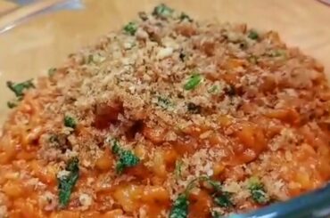 Cooking TOMATO RISOTTO using my HOMEMADE TOMATO PURE.#jojo #creamyrisotto #italianfood #easyrecipe