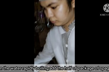 Spaghetti alla carbonara Italian cuisine