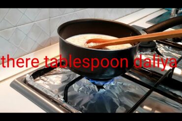 how to make daliya |breakfast recipe| meetha dalia|talbina |oats recipe by Pakistani mom in Italy