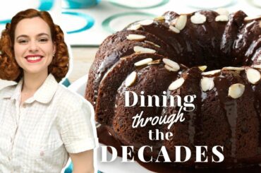 How to make 1940's Almond Chocolate Cake | Dining Through The Decades Season 2 Episode 1