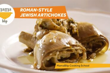 How to make Light Roman-Style Jewish Artichokes - Carciofi alla Giudea |  Cooking School