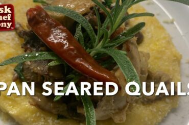 How to cook quails over polenta Italian style