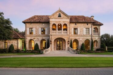 Experience luxury in gracious $19,500,000 Italian style villa in Dallas