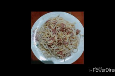 Spaghetti (ala carbonara? italian cuisine