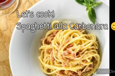 Laboratory 2 Spaghetti Alla Carbonara (italian cuisine)