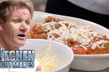 Gordon Teaches Chef How to Make Simple Lasagna | Kitchen Nightmares