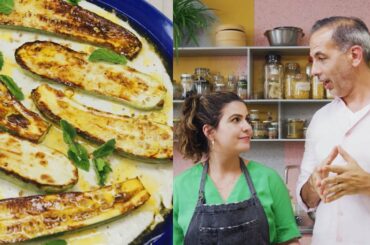 OTK What's for Dinner? Grilled Courgettes with warm yoghurt | Ottolenghi Test Kitchen
