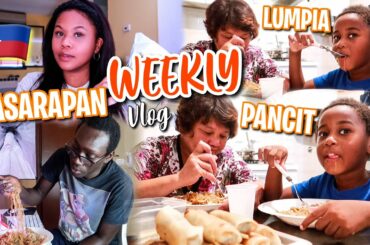 BUHAY SA ITALY | WEEKLY VLOG IN ITALY..PANCIT AT LUMPIA MUKBANG & FILIPINO COOKING VLOG..LABA LABA!