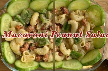 Quickest Macaroni peanut salad with Italian Dressing | Less ingredients | Salad recipes #shorts