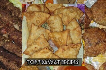 Top 7 Dawat Recipes | Easiest Recipes | Chef Rida In Italy