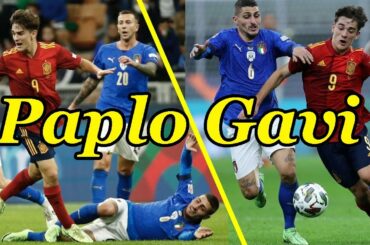 Paplo Gavi vs Italy  Debut For Spain 06/10/2021 HD Only 17 years