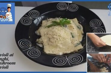 Ravioli ai Funghi | Mushroom Ravioli | Italian Cuisine by Chefs of IIHM