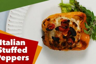Keto Italian Stuffed Peppers Recipe
