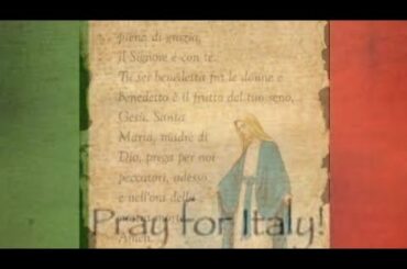 Pray for Italy, Poor Italy, Where Sin and Transhumanism Have Taken Told! Times Foretold are Upon You