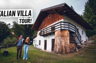 Traveling To Our Private ITALIAN VILLA! Full Tour + Camper Van Trip Continues! (Italy)