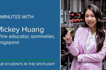 5 minutes with Mickey Huang, wine educator and sommelier, Singapore