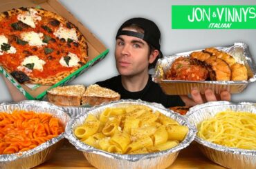 Trying one of the BEST Reviewed Restaurants in LA! Pasta, Pizza, Meatballs + Jon & Vinny’s Italian