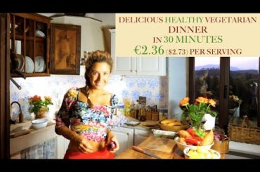 DELICIOUS HEALTHY VEGETARIAN BUDGET DINNER IN UNDER 30 MINUTES FOR $2.73 PER SERVING