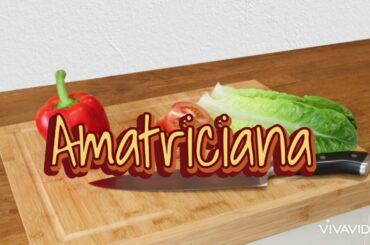 How to make pasta Amatricana quick and Easy - #easycookingandtips#italy#srilanka#pasta#bacon#home