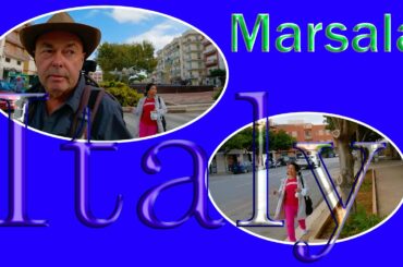 Walk from the Wine Fountain to the train station in Marsala