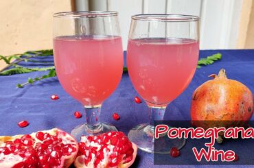 Pomegranate wine at home | Healthy wine recipe without using yeast | Coorg style wine recipe at home