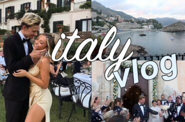 ITALY VLOG! Wedding in Sicily, European Vacation, Battling Jet Lag | Delaney Childs