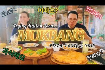 Italian Food MUKBANG/Caffe' Sant'Antonio