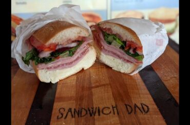 Sandwich Dad - How to make an Italian Sub Sandwich (with the wedge cut)