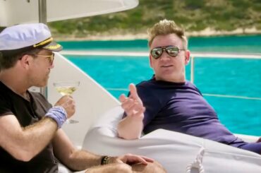 Gordon Ramsay Declares Greek Food Better Than Italian And Gino Gets Angry. Fred Agrees With Ramsay.