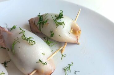 Stuffed squid with olives | Italian recipe