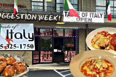 TASTE OF ITALY Gatlinburg Tennessee SUGGESTION WEEK DAY 3