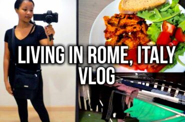 WHAT IT'S REALLY LIKE LIVING IN ROME, ITALY VLOG | COOKING, GROCERY SHOPPING, WASHING CLOTHES + MORE