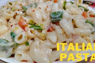 ITALIAN WHITE SAUCE PASTA CREAMY CHEESY PASTA RECIPE