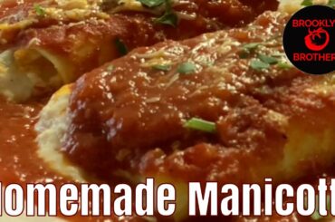 How Our Italian Grandma Makes Manicotti I Very Easy Manicotti Recipe