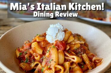 Mia's Italian Kitchen Review! BEST of INTERNATIONAL DRIVE! | Orlando Dining Review