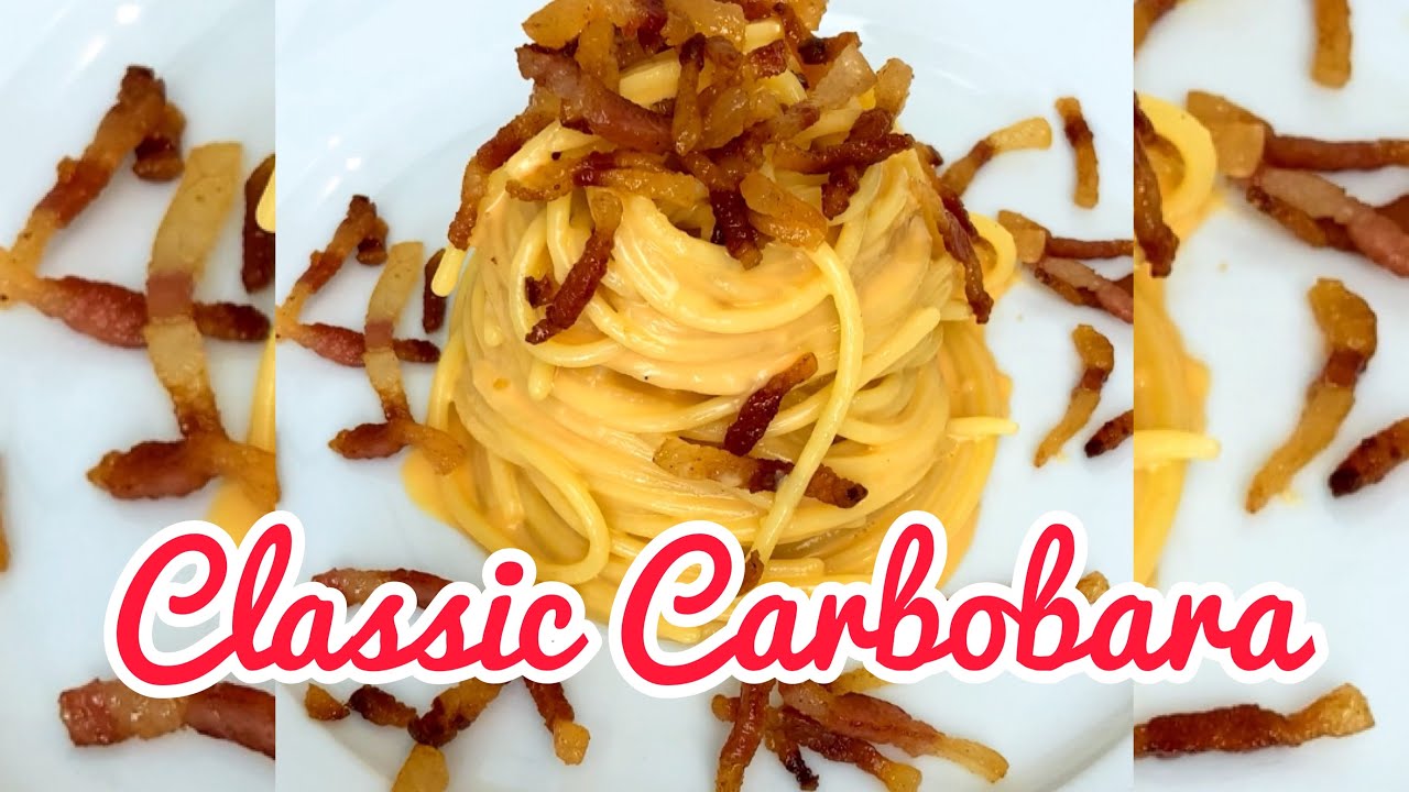 CLASSIC CARBONARA, Italian recipe! #shorts CLASSIC CARBONARA, Italian recipe! #shorts
