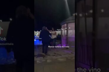 Nonno before vs after wine