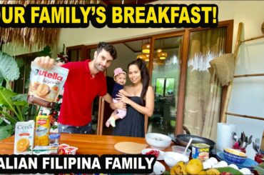 WHAT’S FOR BREAKFAST? ITALIAN FILIPINA FAMILY PROVINCE LIFE PHILIPPINES