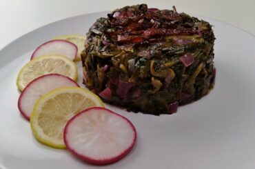 Lebanese Hindbeh| Italian Dandelion Chicory, Vegan Vegetarian Dish