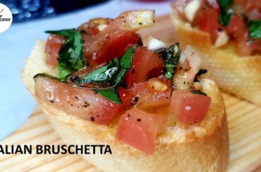 ITALIAN BRUSCHETTA | How to make Italian Bruschetta | Easy Recipe | QuickFood Corner