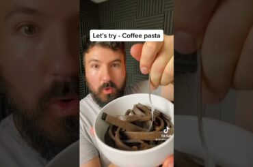 Coffee pasta??!! tiktok: whathowhy2