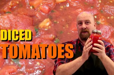 Easy Diced Tomatoes for sauces and other awesome Italian Recipes!