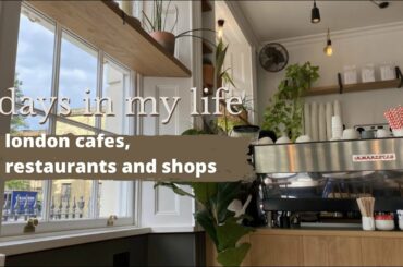 london cafe, breakfast & italian food + vintage in shoreditch (filmed on iPhone 13 pro) | myn_life_