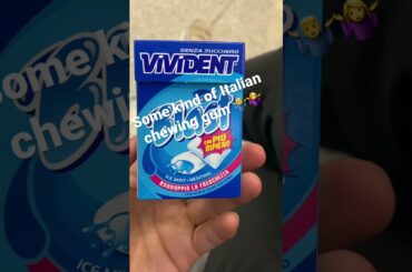 Italian Chewing Gum #shorts #italianfood #italy #italia #italian