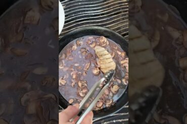 Grilled Veal Marsala - Marsala wine and pork on the grill