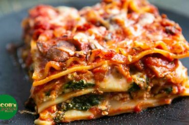 CORNED BEEF LASAGNA WITH JACOB'S ITALIAN PEPPERONI | JACOB'S GOURMET FOODS | GOURMET RECIPE