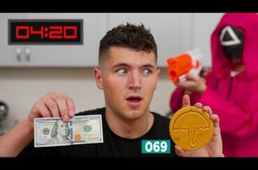 Squid Game Dalgona Candy Challenge In Real Life!