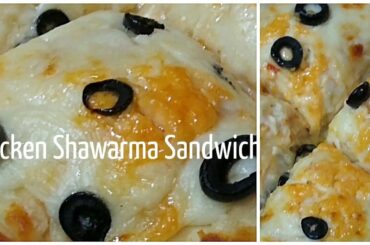 Chicken Shawarma Sandwich Short Video l My Own Recipes l Pizza Shawarma Sandwich Short Video